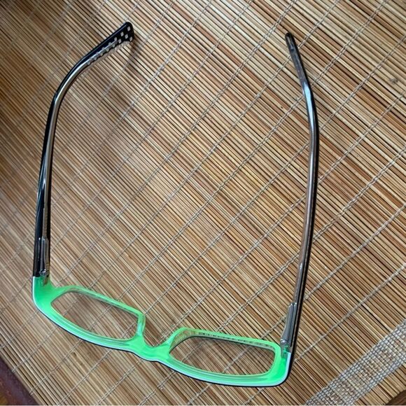 Nike 5515 002 Black Green & White Rectangular Eyeglass/Sunglass Frames Sz OS - Picture 4 of 11